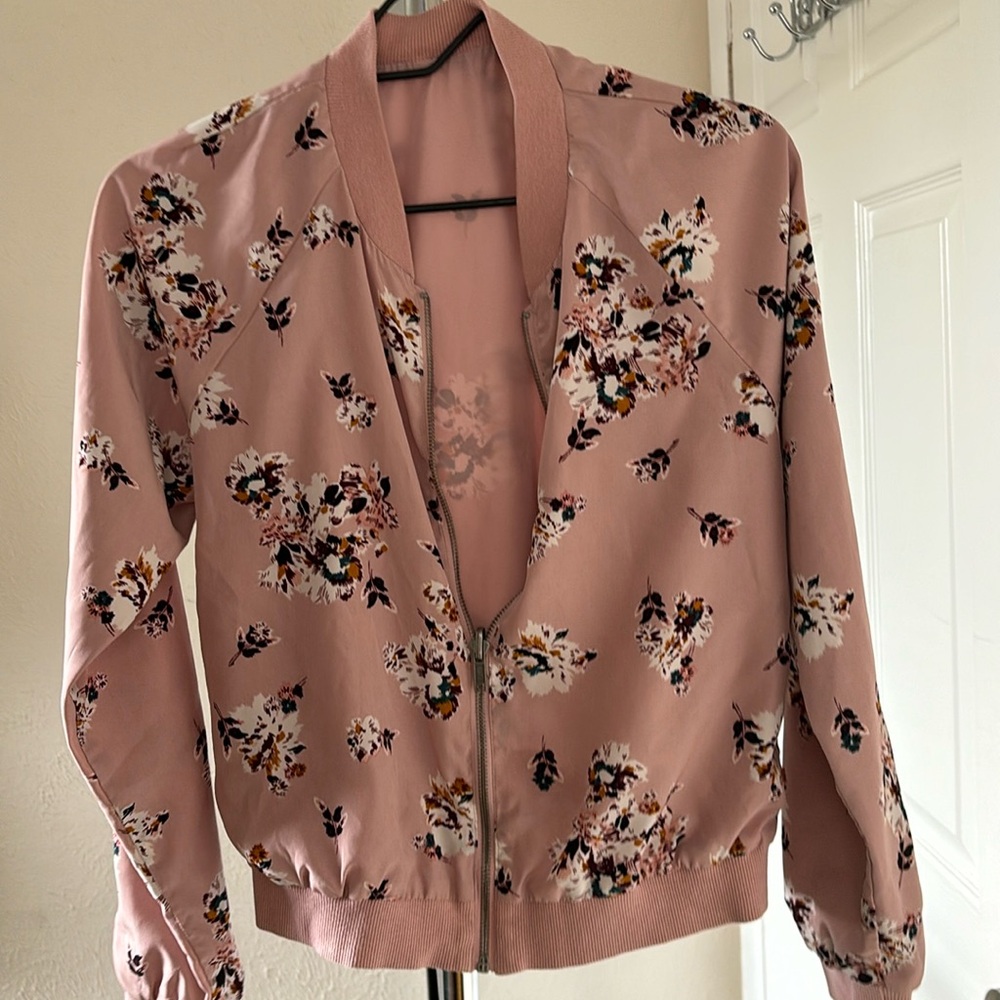 Pink reversible jacket